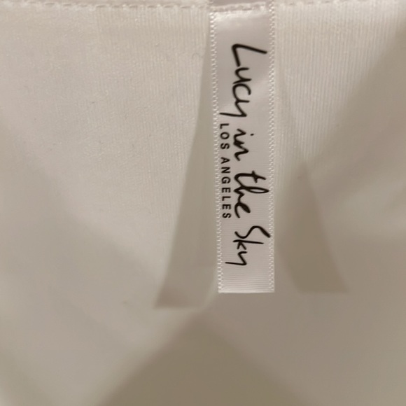 Lucy in the sky white leopard sleeve size small - Picture 2 of 2